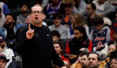 Nick Nurse addresses heavy minutes Sixers guards are playing after win