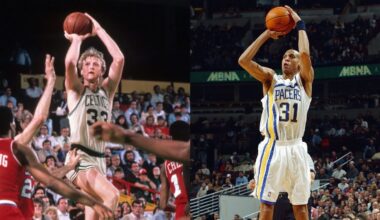 Reggie Miller says he copied Larry Bird's shooting form, Steph Curry is the GOAT
