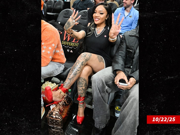 glorilla pelicans game getty 1