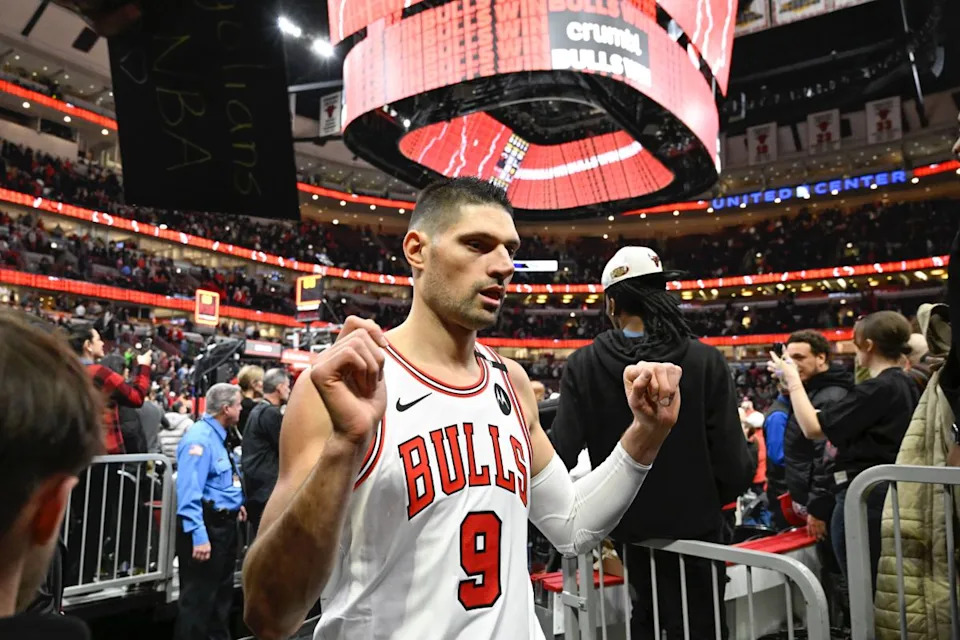 Chicago Bulls center Nikola Vucevic (9).© Matt Marton-Imagn Images