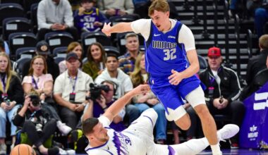 Giannis Antetokounmpo (L), Cooper Flagg (R)