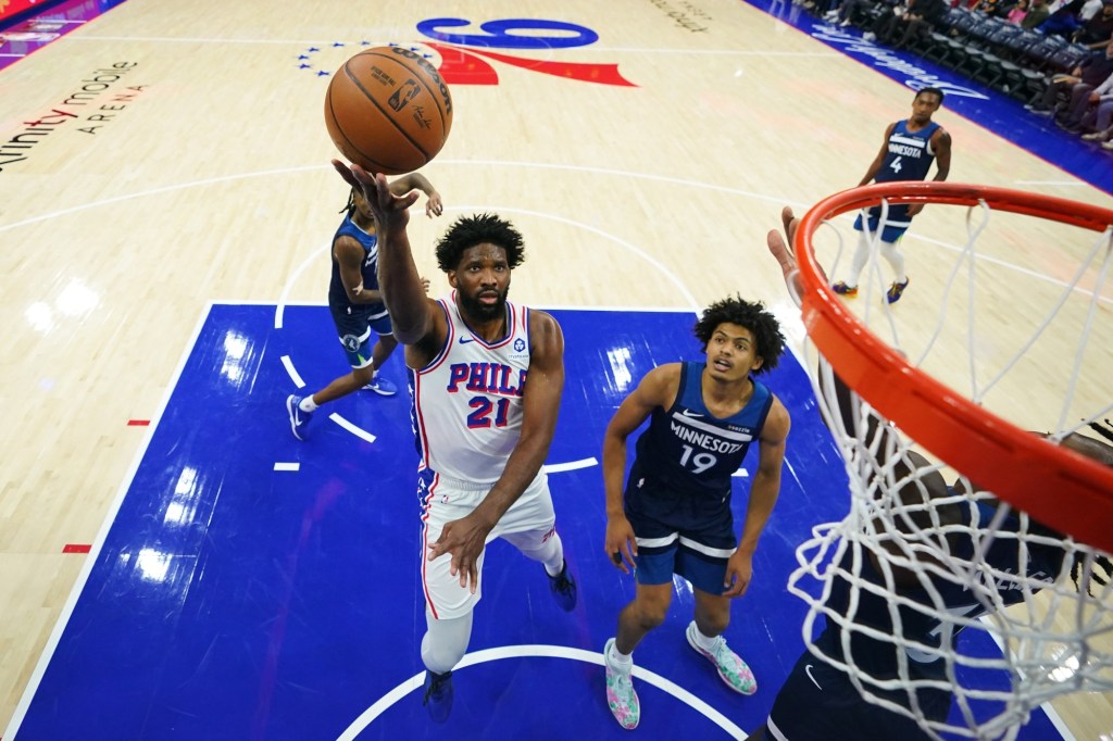 Joyous Joel Embiid makes preseason return in 76ers exhibition finale