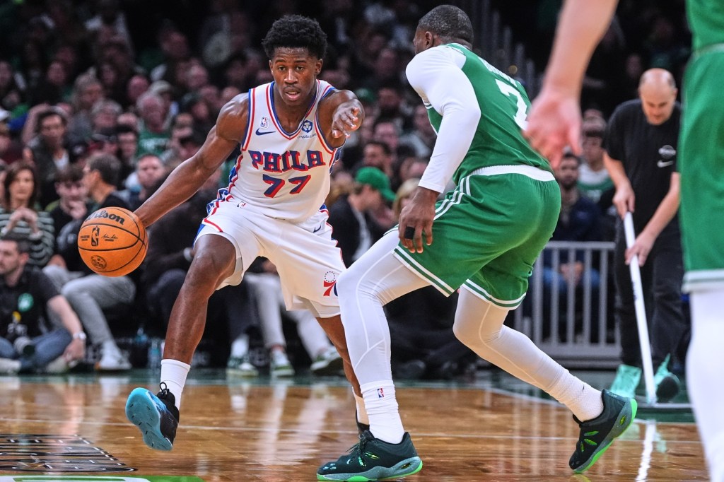 VJ Edgecombe has historic debut in 76ers' opener in Boston