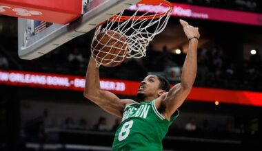 Josh Minott's 'effort' earns him second straight start