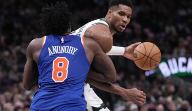 Giannis Antetokounmpo refutes Knicks trade rumors — kind of