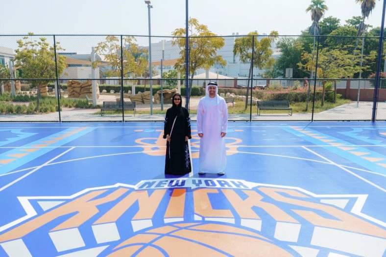 Abu Dhabi basketball court