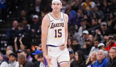 LeBron James & Luka Doncic Celebrate Austin Reaves' Career Night Against Kings