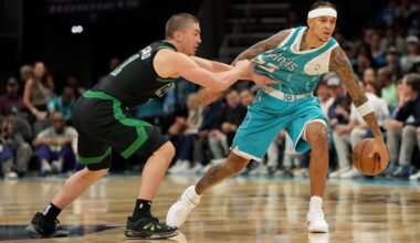 Payton Pritchard and the Celtics had a handle on Tre Mann and the Hornets again on Saturday night, with Pritchard topping 20 points for the second time this season.