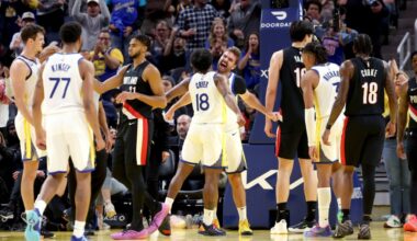 LJ Cryer gets Steph Curry treatment after Warriors victory