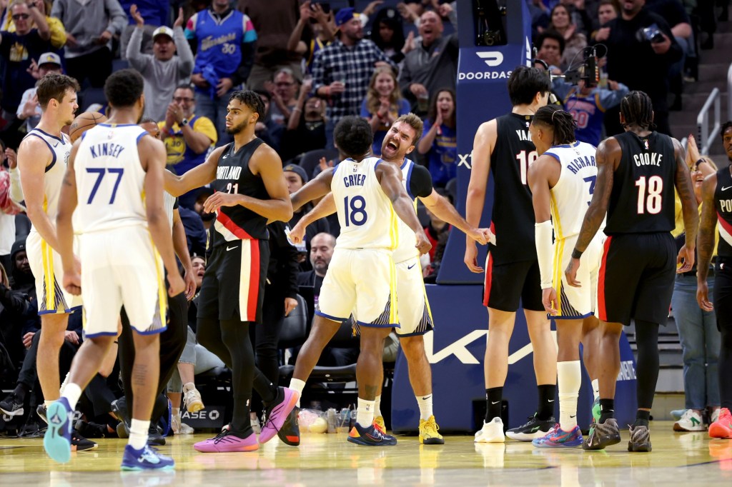 LJ Cryer gets Steph Curry treatment after Warriors victory