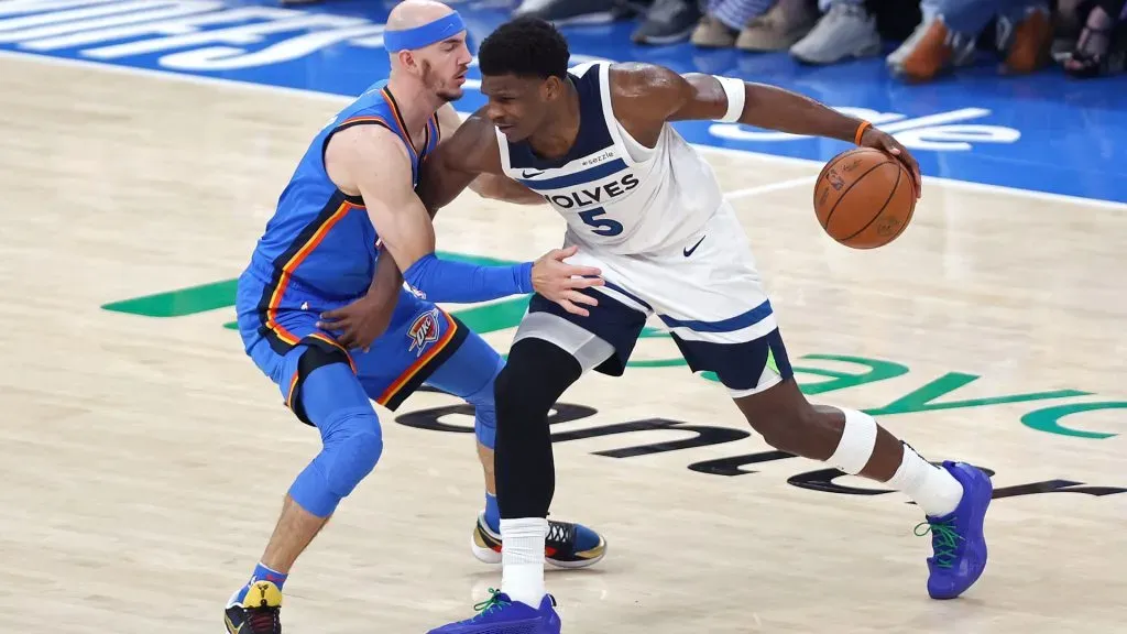 Edwards played his last game against OKC at the NBA Playoffs. (Getty Images)