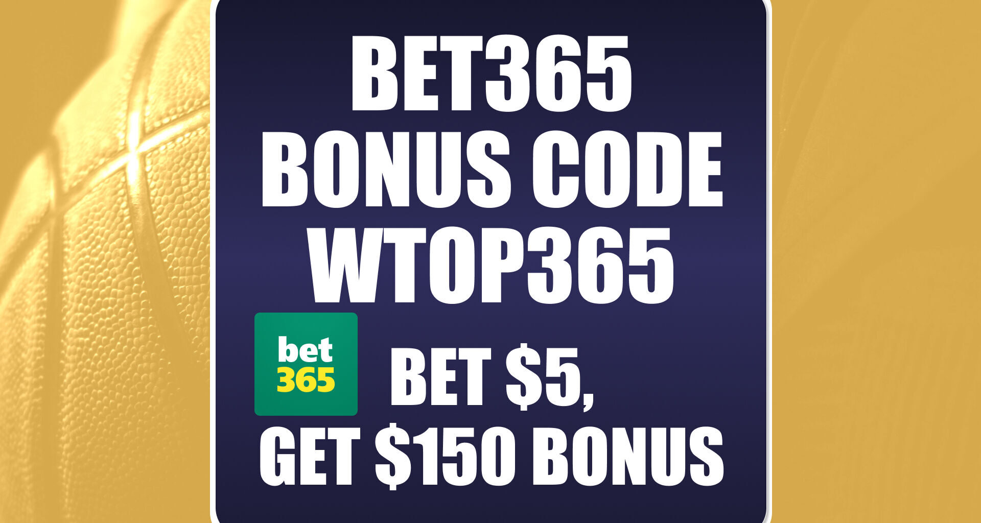 Bet365 Bonus Code WTOP365: Collect $150 in Bonus Bets for NBA Playoff Games