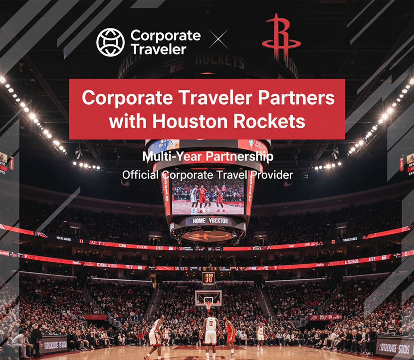 Corporate Traveler Partners with Houston Rockets: New Campaign, Sponsorship Extension