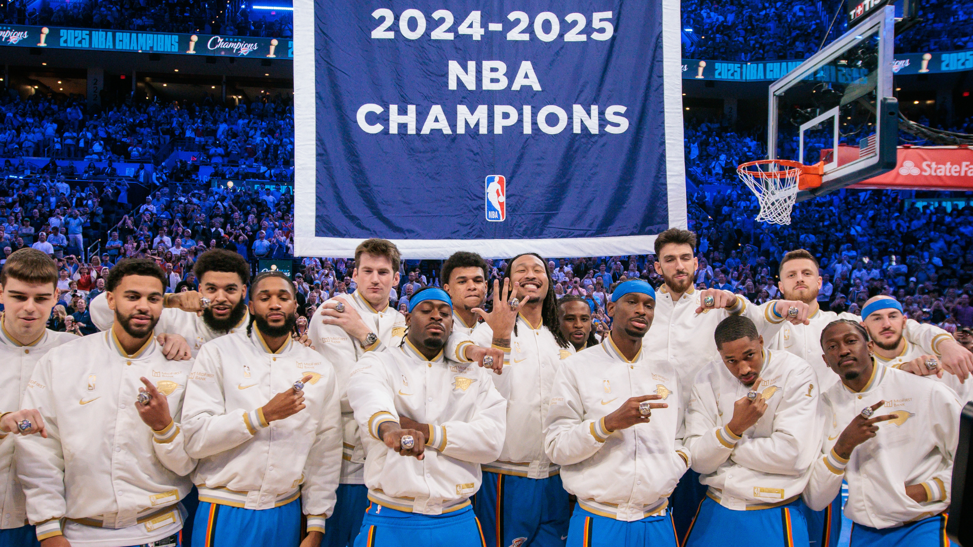 The Diamond-Encrusted Oklahoma City Thunder Championship Ring, Revealed 1 Oklahoma City Thunder Championship Ring