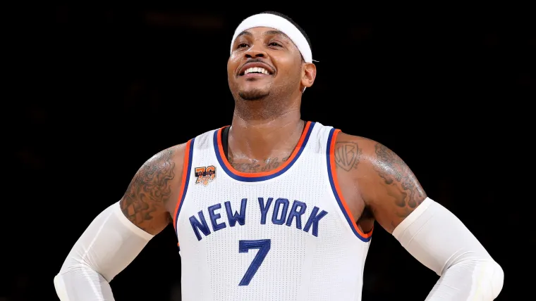 Controversial former Knicks star urges New York to retire Carmelo Anthony's jersey image