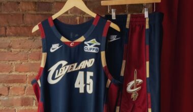 Cleveland Cavaliers celebrate 55th season in retro Navy Blue Classic Edition Uniforms