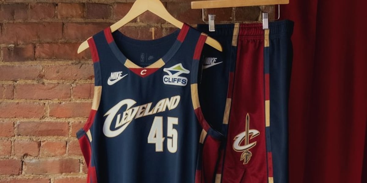 Cleveland Cavaliers celebrate 55th season in retro Navy Blue Classic Edition Uniforms