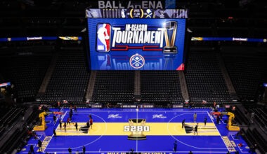 Nuggets reveal home court design for Emirates NBA Cup
