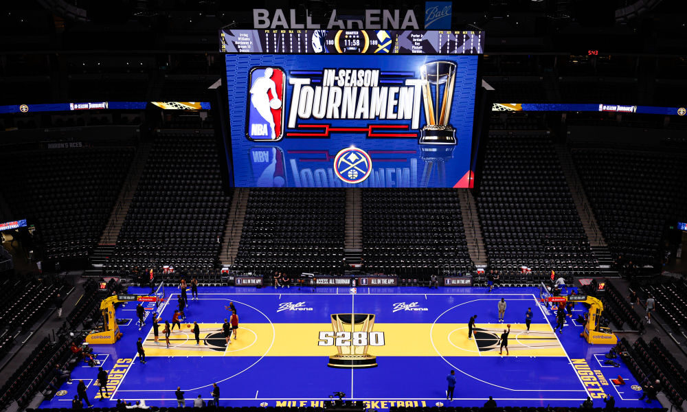 Nuggets reveal home court design for Emirates NBA Cup