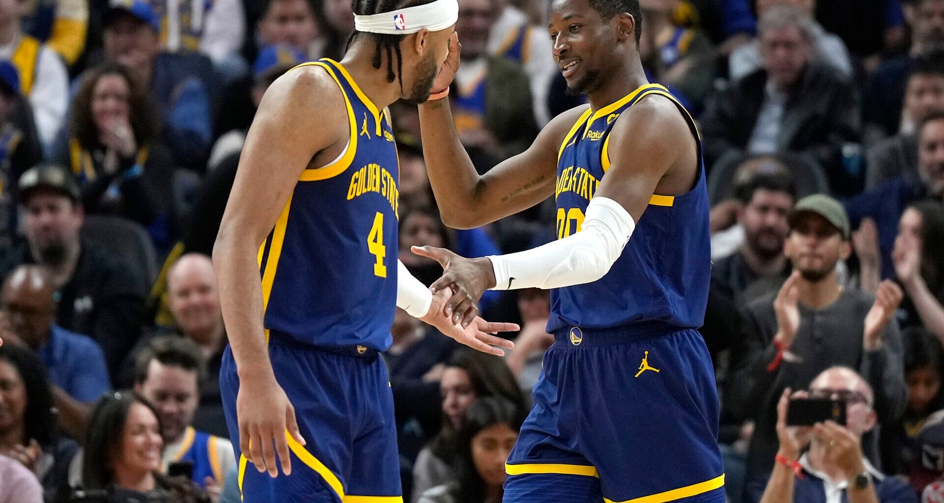 NBA fans react to Moses Moody shining in Warriors preseason opener vs. Lakers, 'Jonathan Kuminga is mad...'