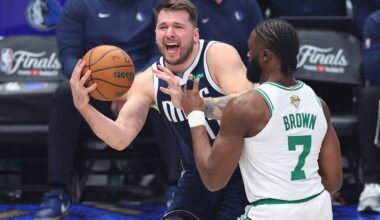 Jaylen Brown seems to take dig at ‘seal’ Luka Doncic discussing 2024 NBA Finals win, ‘the weak link…’
