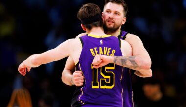What Luka Doncic told Austin Reaves after LA Lakers star picked up injury in preseason vs. Warriors