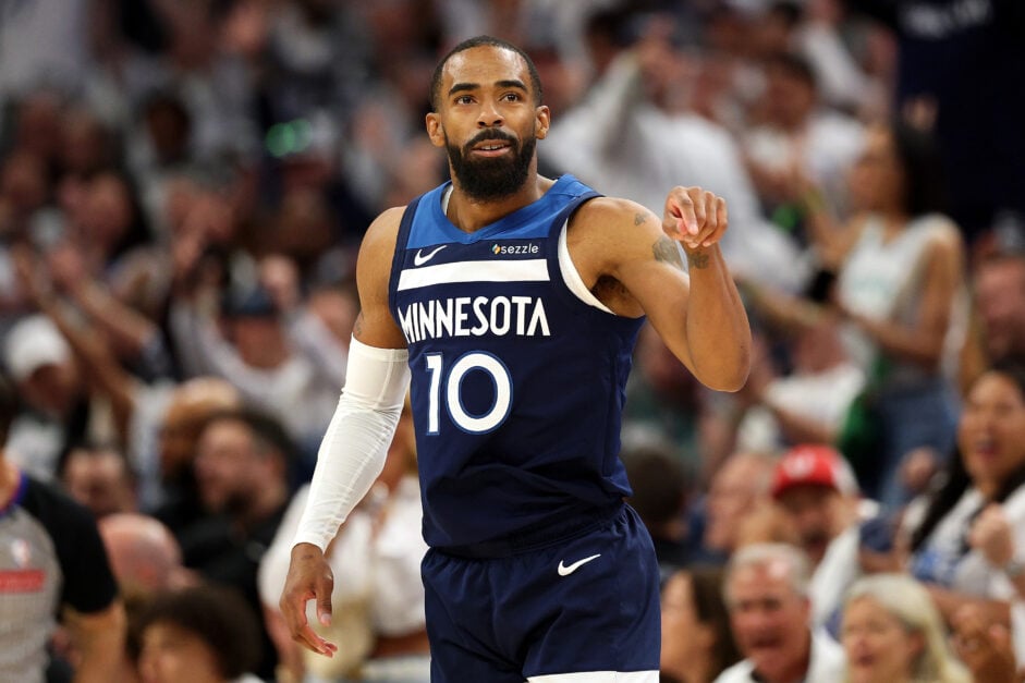 Mike Conley of the Minnesota Timberwolves.