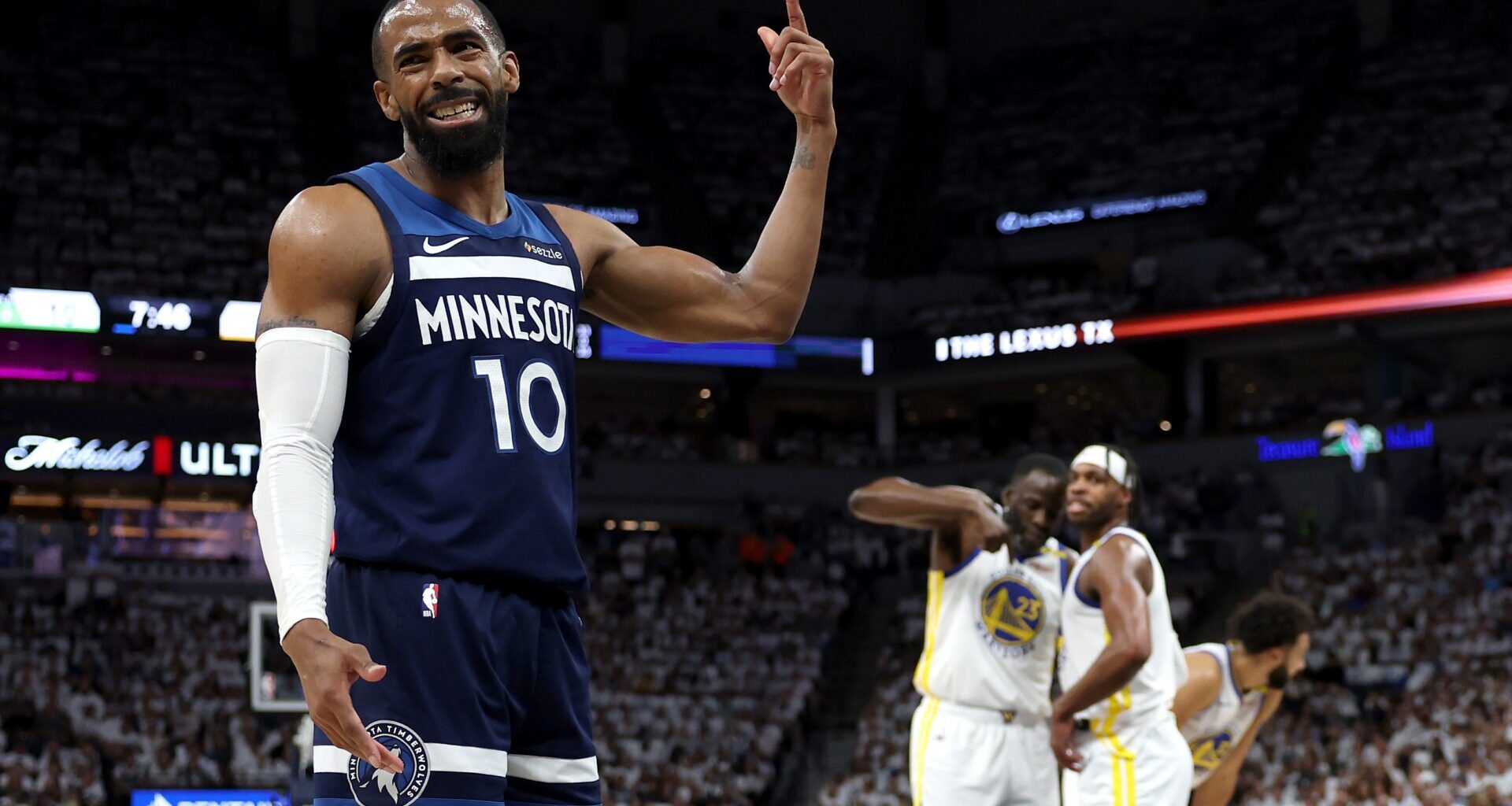 Mike Conley says 'everybody in the building' is excited about Minnesota Timberwolves player, who is 'very refreshing'