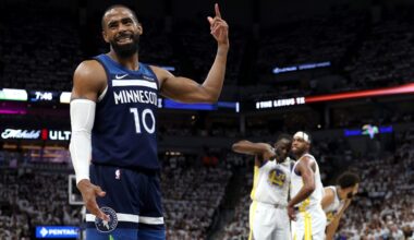 Mike Conley says 'everybody in the building' is excited about Minnesota Timberwolves player, who is 'very refreshing'