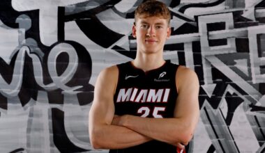 Erik Spoelstra says Kasparas Jakucionis already has 'natural connection' with one Miami Heat teammate