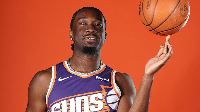 Mark Williams #15 of the Phoenix Suns...