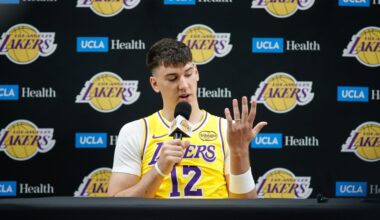 Jake LaRavia names LA Lakers leader the roster listens to, ‘easy to stand behind someone like that…’