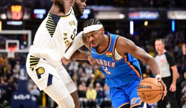 Shai Gilgeous-Alexander drops 55 as Thunder edge Pacers in double OT in NBA Finals rematch