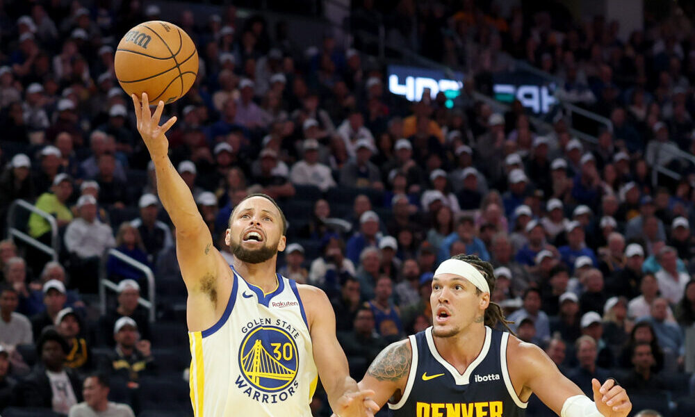 Nuggets blow Gordon's best game, Curry lights up in opener