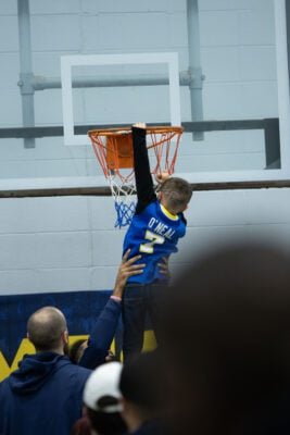 Indiana Pacers players and staff interacting with the community at the event held at Haughville Park in Indianapolis.