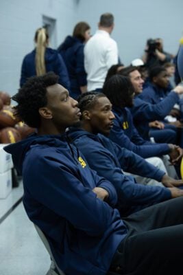 Indiana Pacers players and staff interacting with the community at the event held at Haughville Park in Indianapolis.