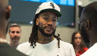 Derrick Rose mobbed by fans in Abu Dhabi as NBA legend talks Knicks prospects, Brunson and loving retirement