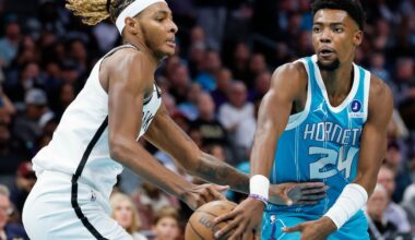 Brandon Miller scores 25 in return as Hornets beat Nets 136-117 in season opener
