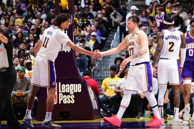 Luka Doncic, Jaxson Hayes, Lakers