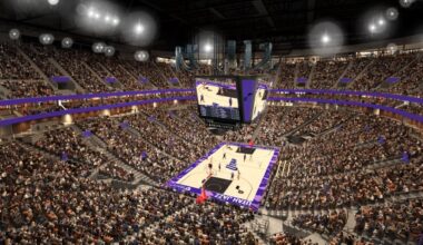 Delta Center mock up of the Utah Jazz for the 2025-26 season...