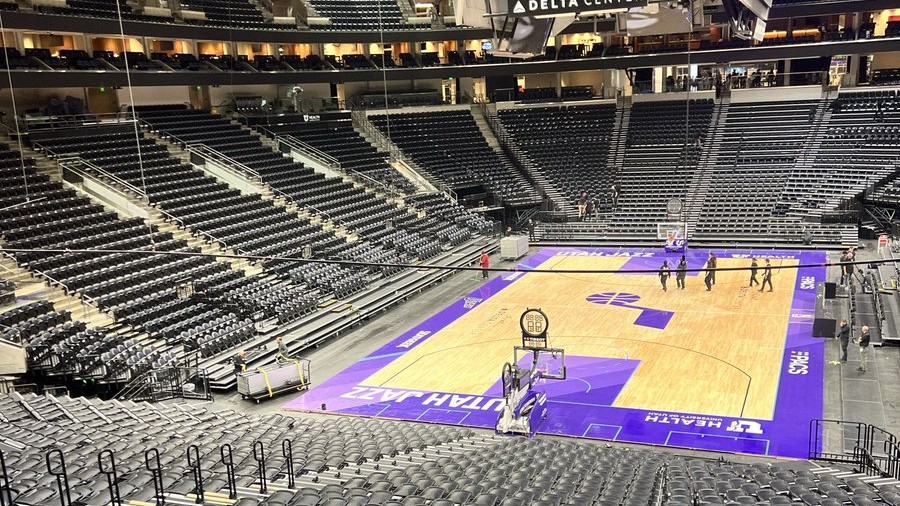Utah Jazz Court 2025-26 Season at Delta Center