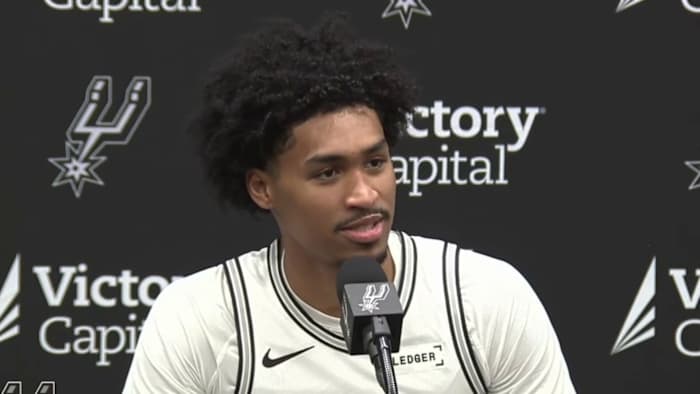 Spurs rookie Dylan Harper cleared to play, takes court in team’s third preseason game
