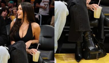 On Friday, Madison Beer sat courtside at an NBA game, where the pop star elevated an edgy black look with luxe leather boots.