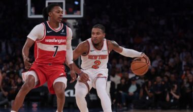 Knicks, resting key players, get worked over by Wizards, 120-103, for first preseason loss - SNY