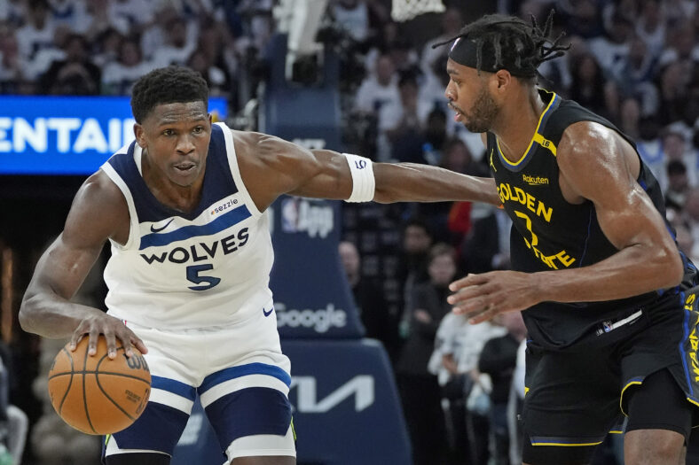 Anthony Edwards - NBA Playoffs - Golden State Warriors at Minnesota Timberwolves