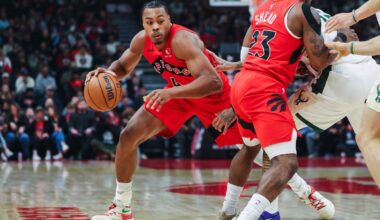 Raptors fall to Bucks in home opener