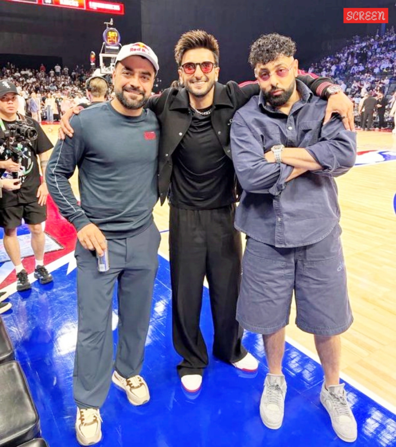 Ranveer Singh hangs at NBA Abu Dhabi 