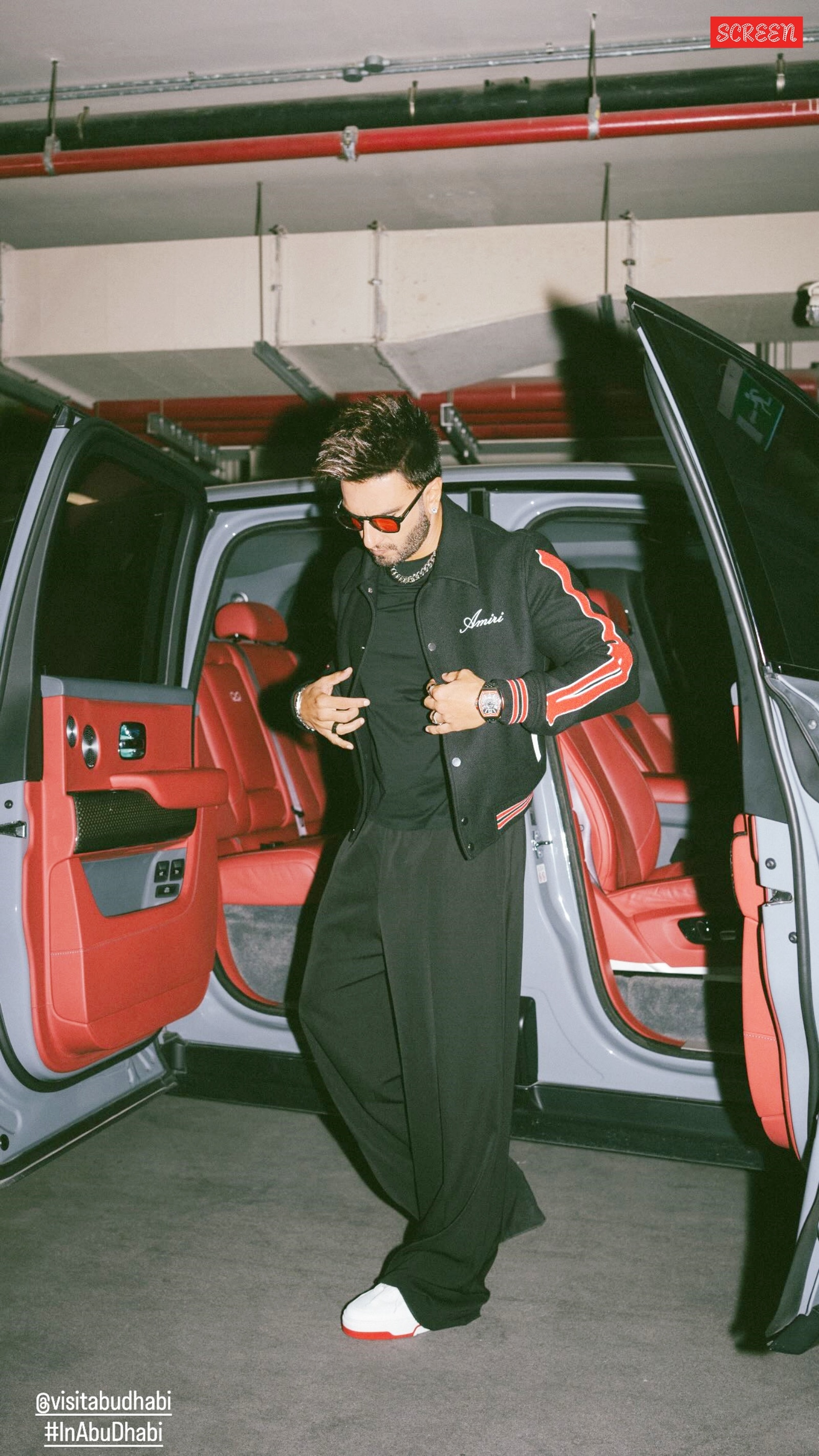 Ranveer Singh hangs at NBA Abu Dhabi 