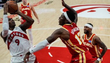 Raptors set team scoring record for season-opener in win over Hawks