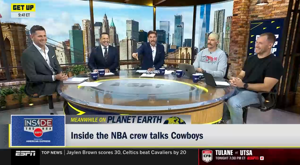 Mike Greenberg loved 'Inside the NBA' Cowboys joke about ESPN